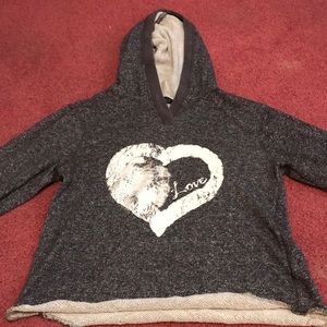 Love cropped hoodie